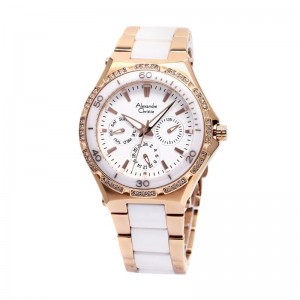 Alexandre Christie AC 2294 Rosegold White Ceramic BFBRGMS